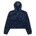 Blue Mahi-mahi Dolphin Women’s cropped windbreaker